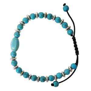 Beaded Bracelet Turquoise Color