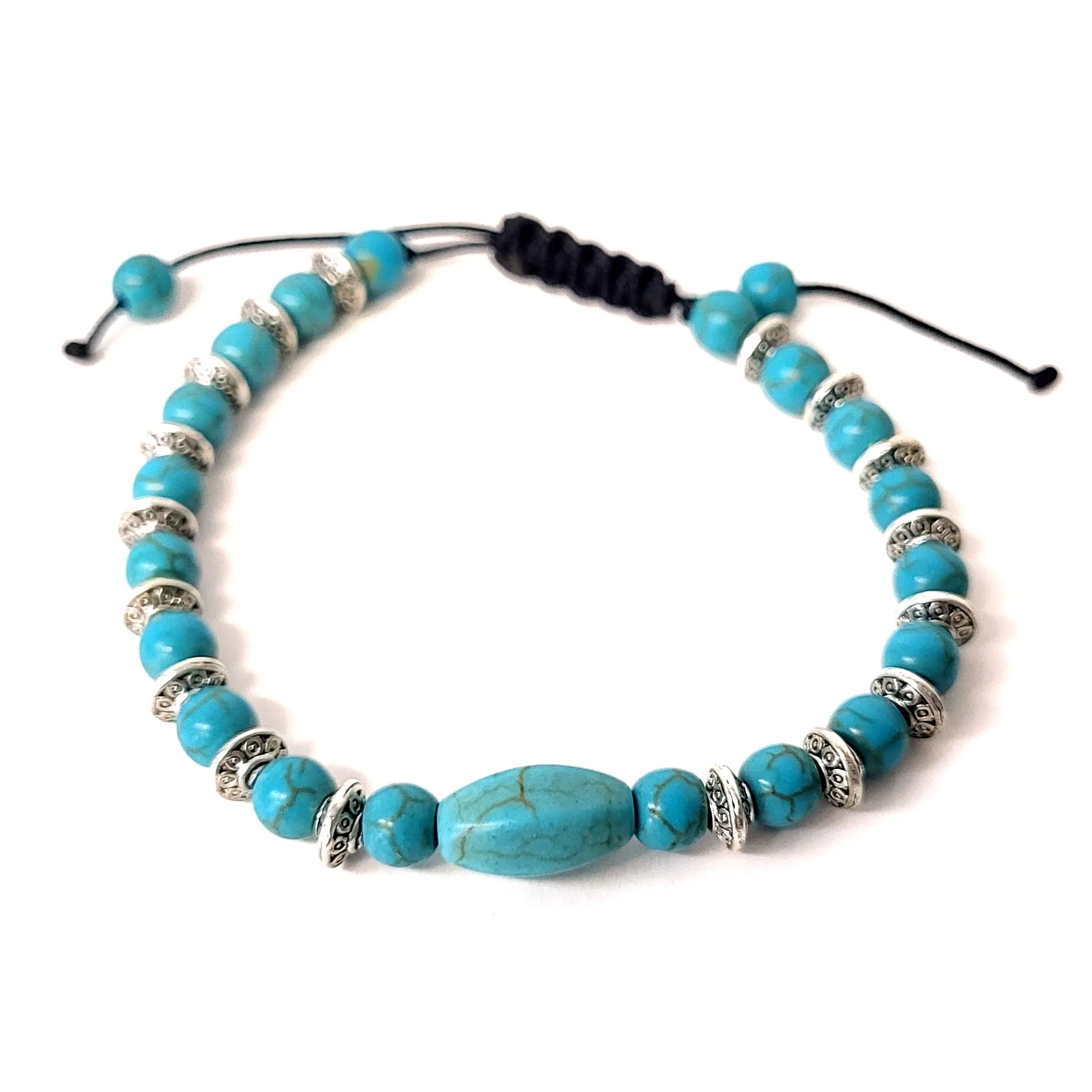 Beaded Bracelet Turquoise Color