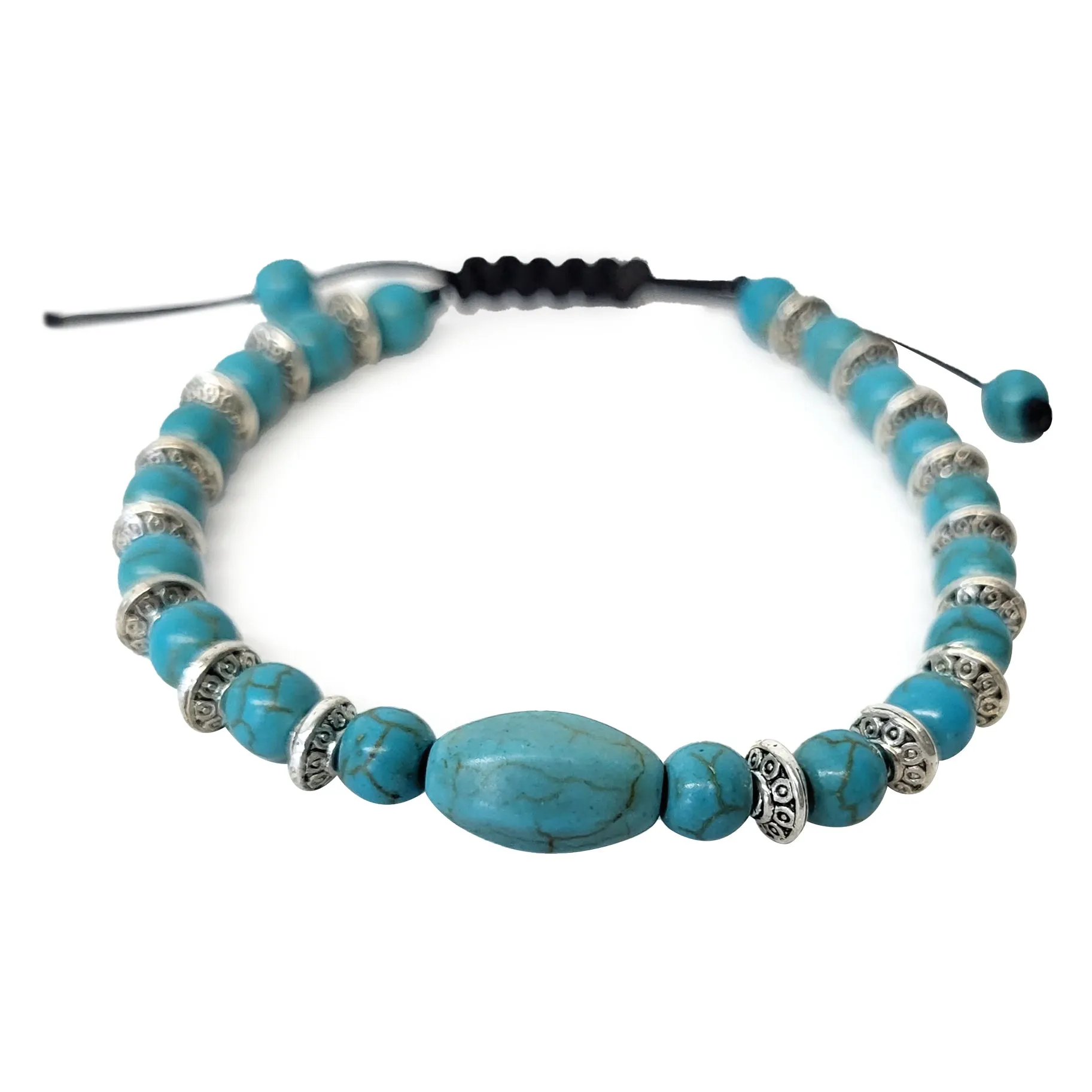 Beaded Bracelet Turquoise Color