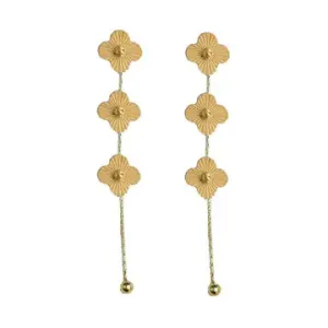 Clover Drop Earrings