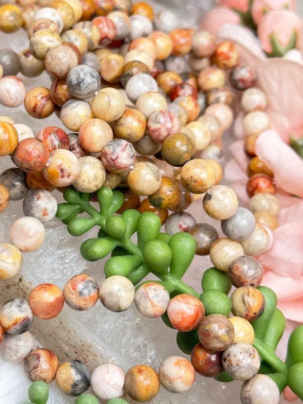 Crazy Lace Agate Bracelet