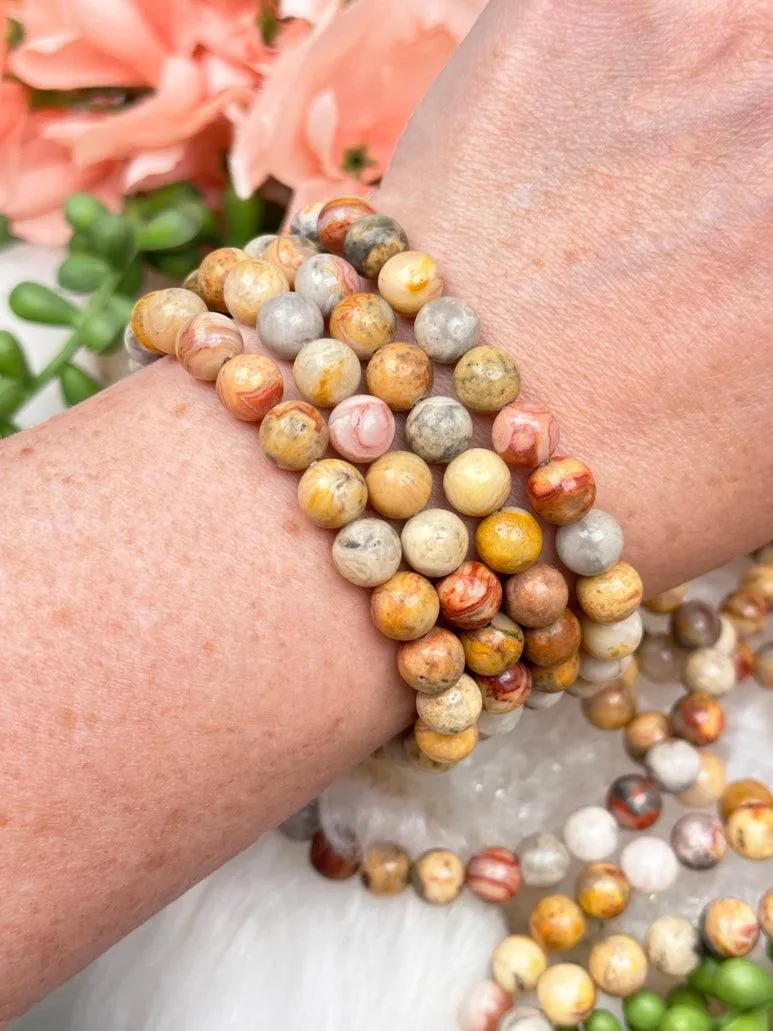 Crazy Lace Agate Bracelet