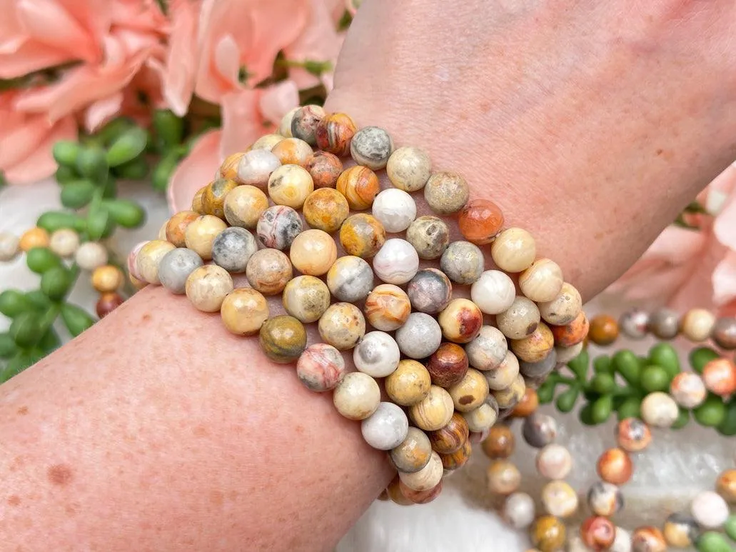 Crazy Lace Agate Bracelet
