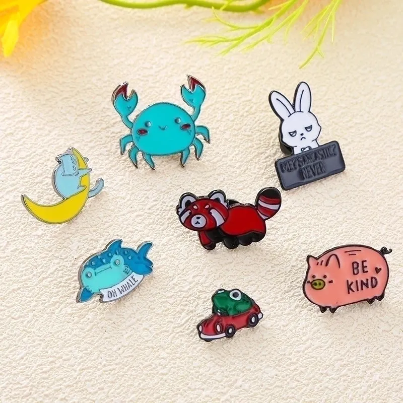Cute Pin Animal Alloy Enamel Unisex Brooches