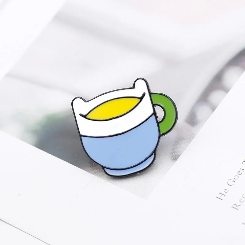 Fashion Pin Cup Alloy Enamel Unisex Brooches