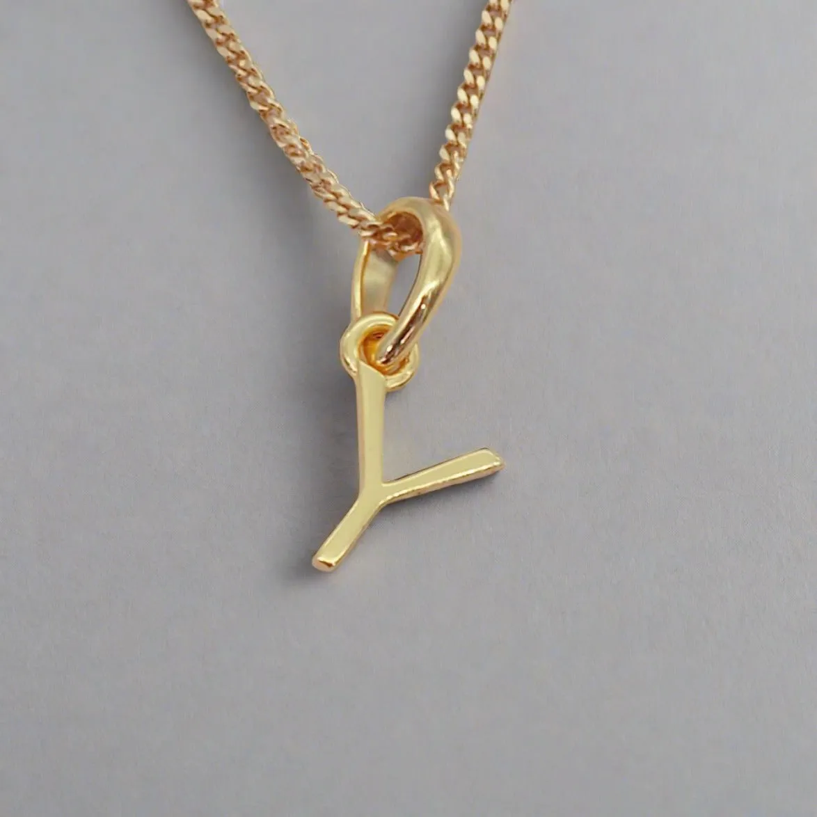Gold Initial Necklace
