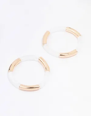 Gold Marble Stretch Bracelet Pack