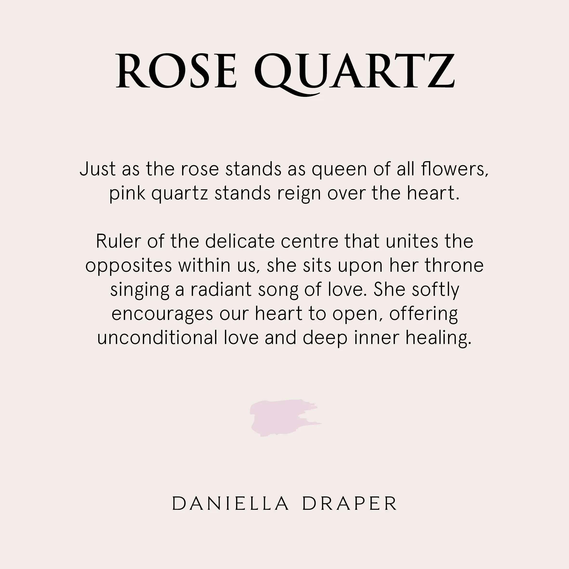 Gold Mini Capricorn Horoscope & Rose Quartz Birthstone Necklace