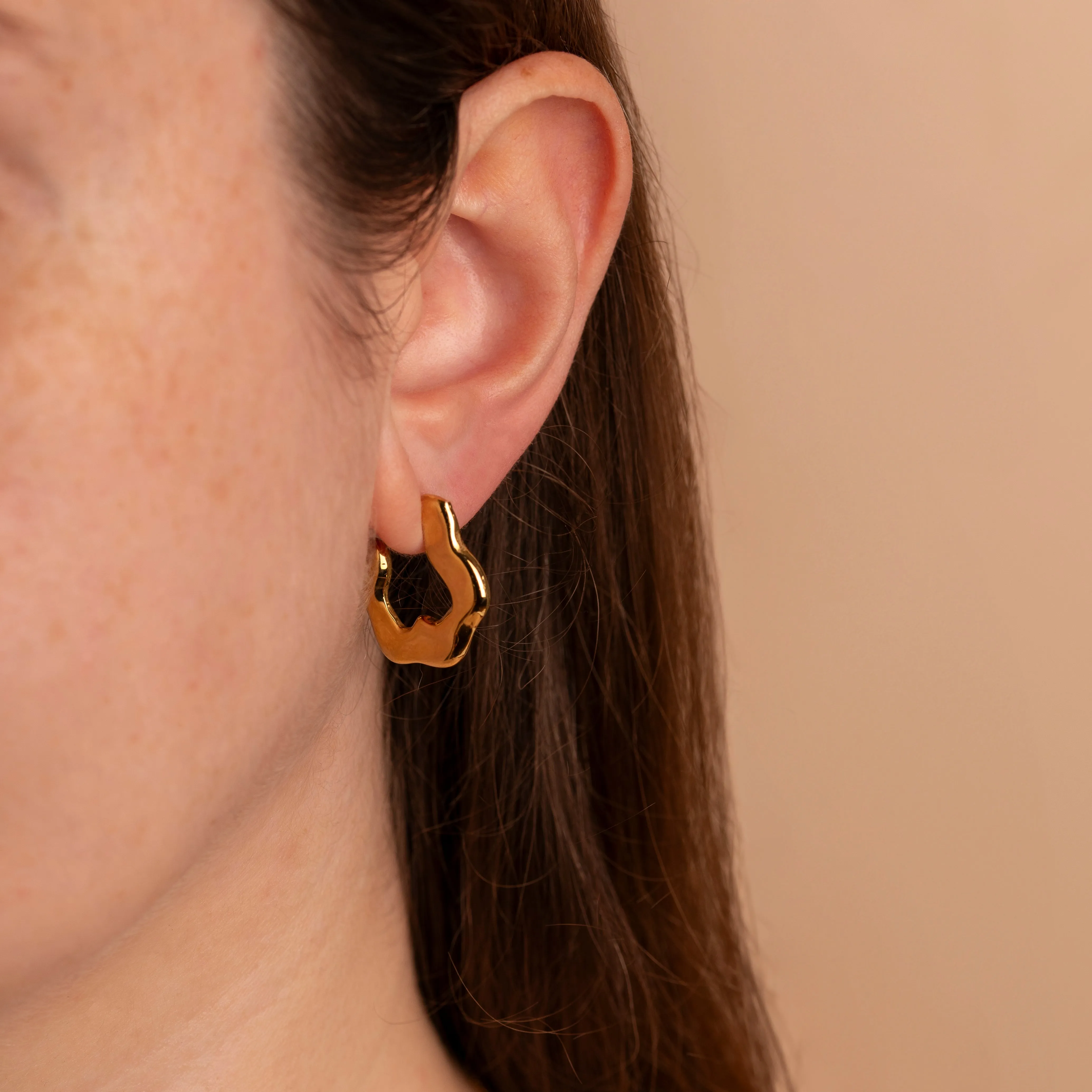 Irregular Hoop Earrings