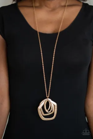 Paparazzi Necklace ~ Urban Artisan - Gold Paparazzi Necklace ~ Urban Artisan - Gold