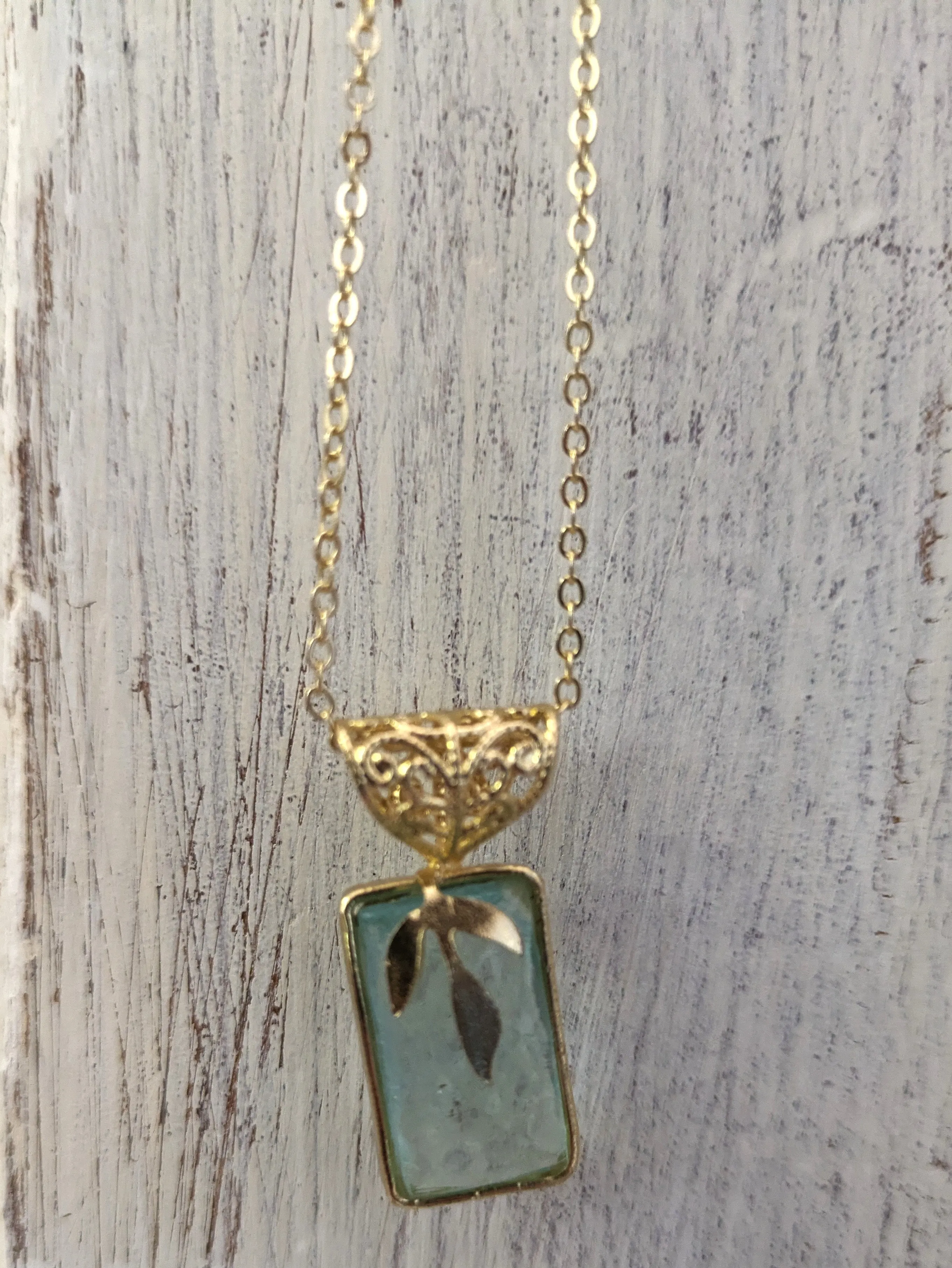 Promenade Glass Pendant Necklace