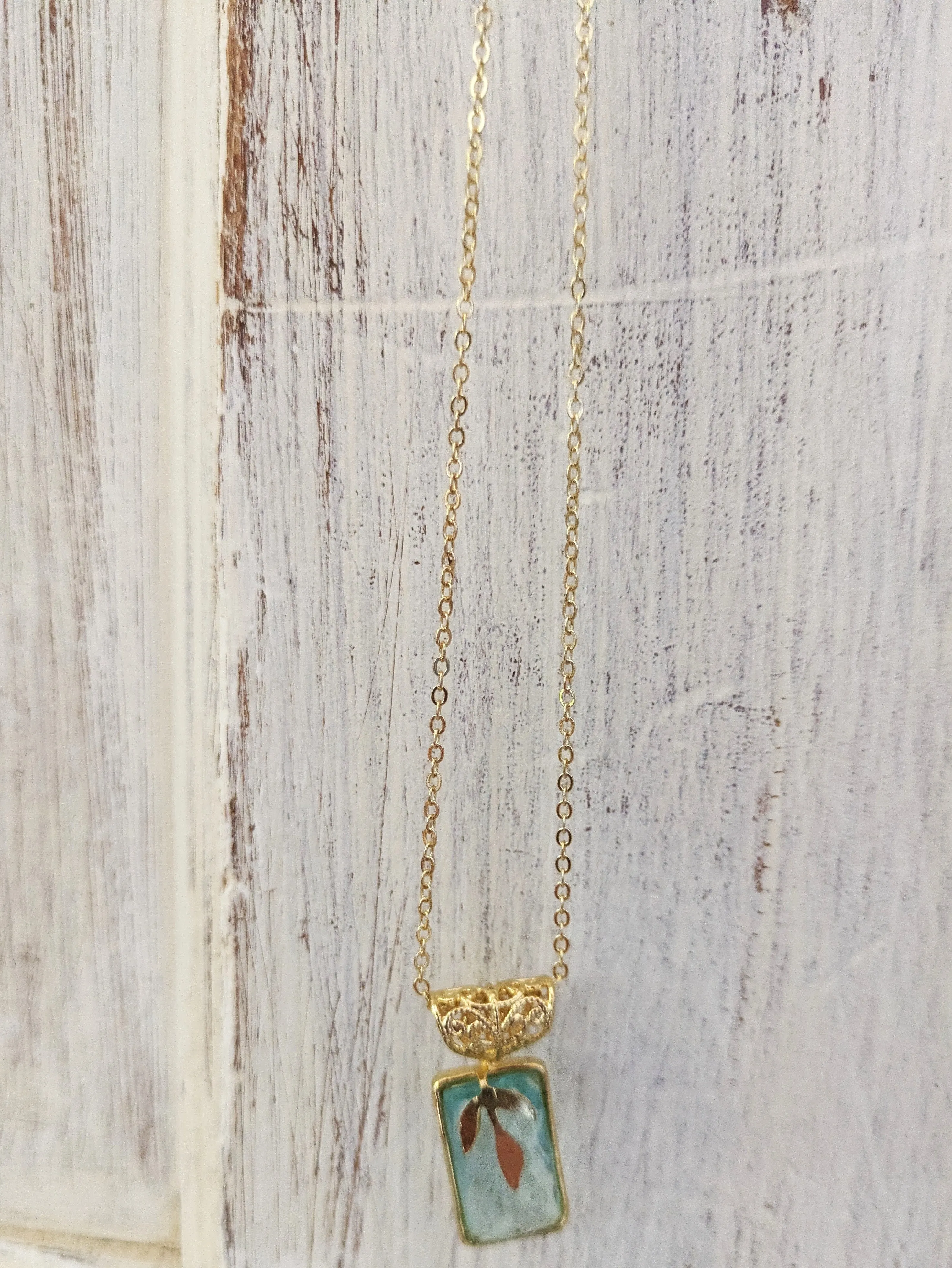 Promenade Glass Pendant Necklace
