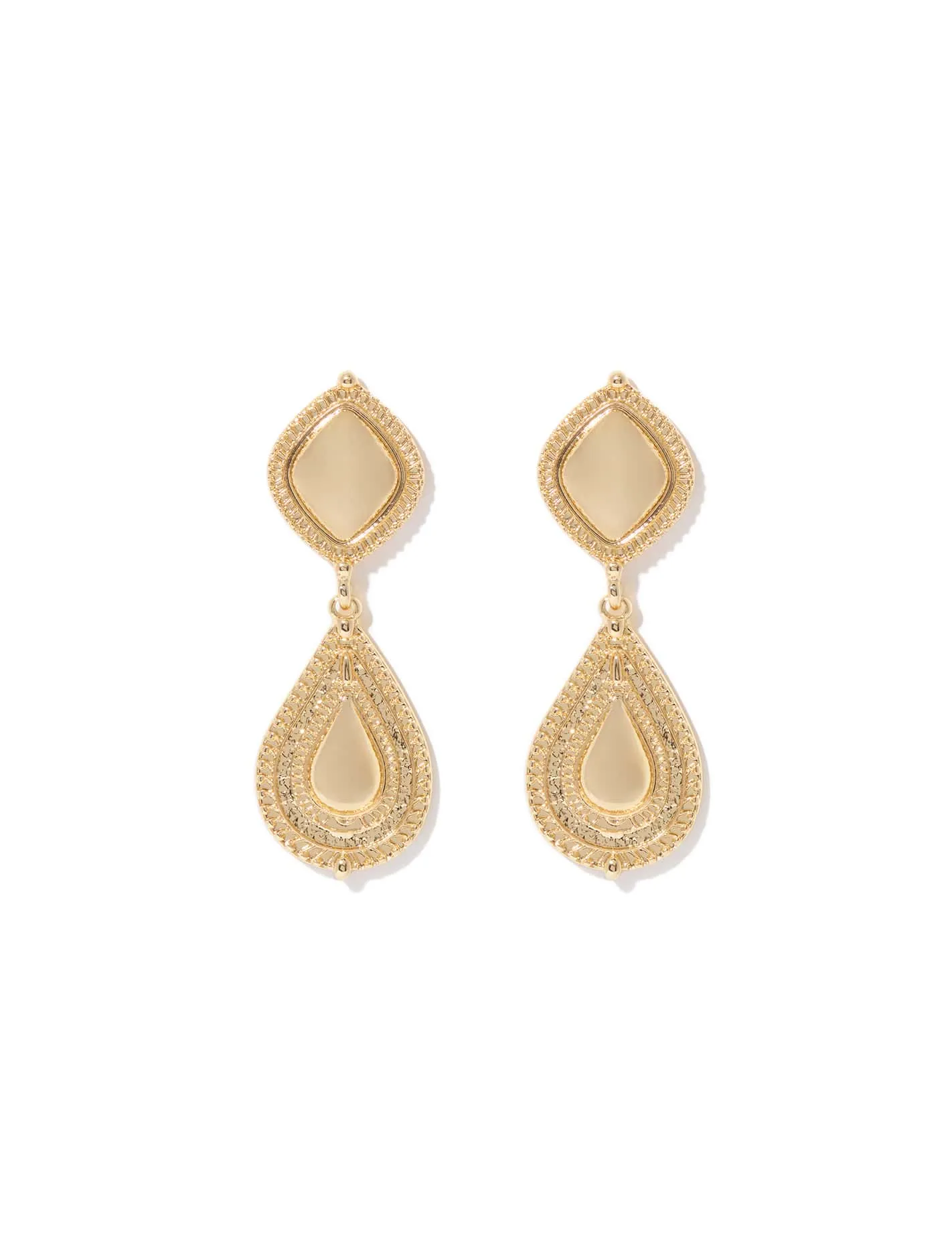 Rhea Charmed Drop Earrings