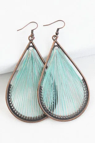 Turquoise Teardrop Earrings
